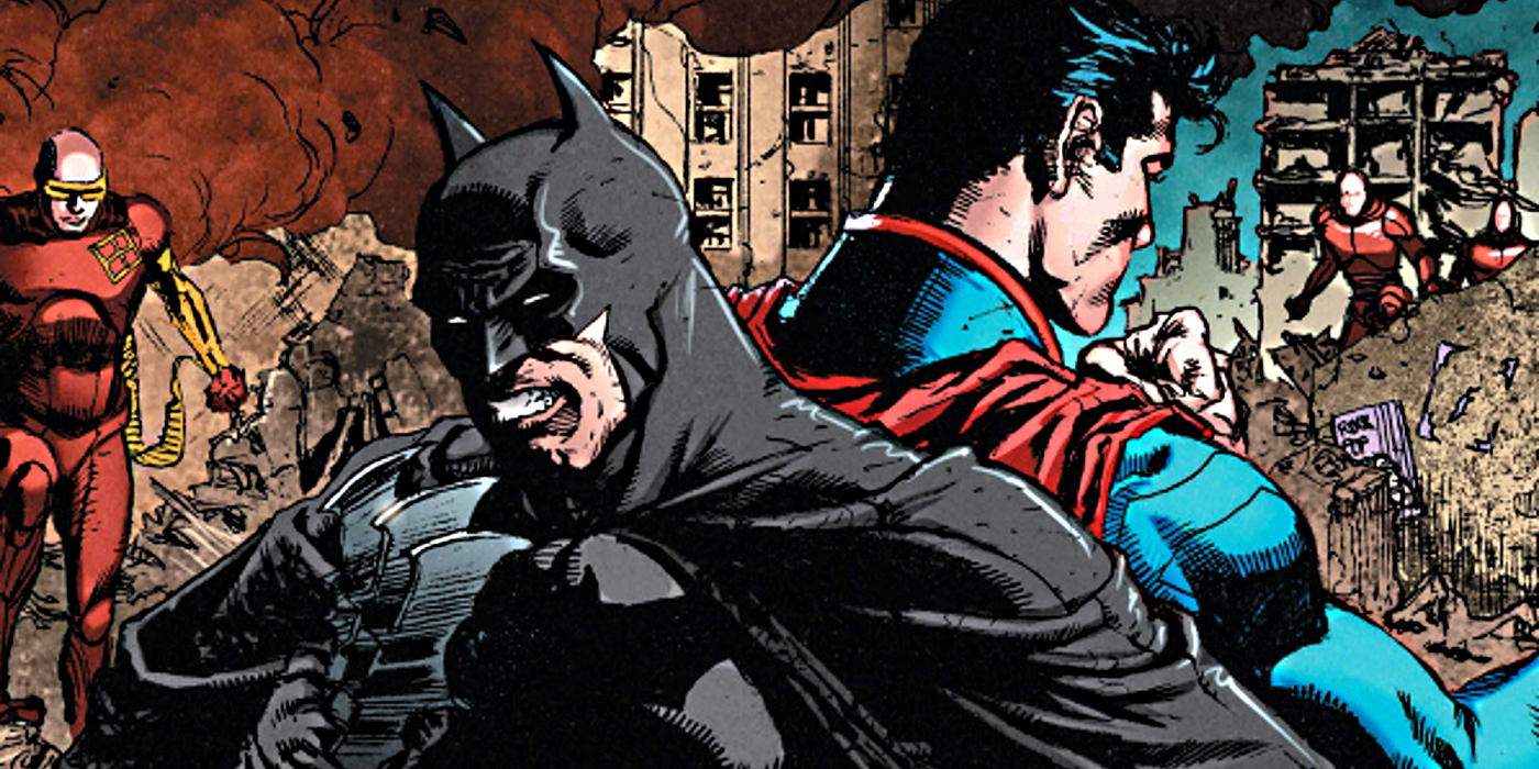 Batman And Superman Back To Back In Batman/Superman #27, &quot;Trust,&quot; written by Greg Pak with art by Cliff Richards