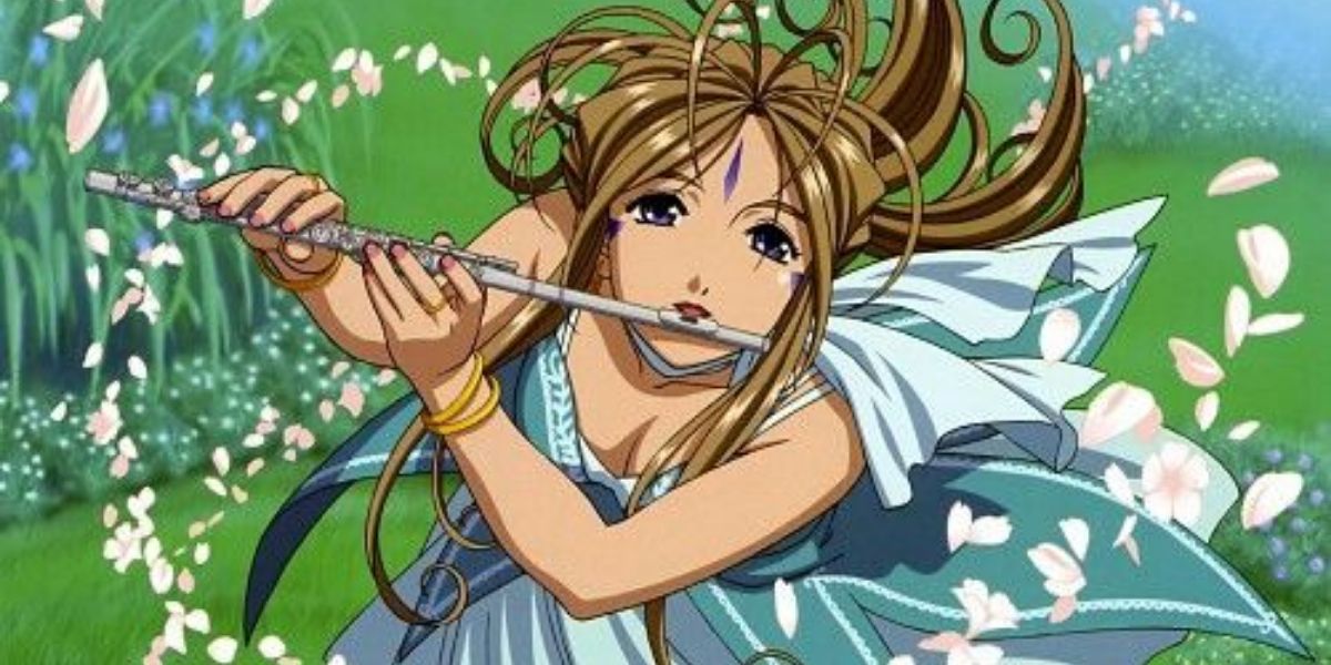 Belldandy plays the flute in Ah! My Goddess