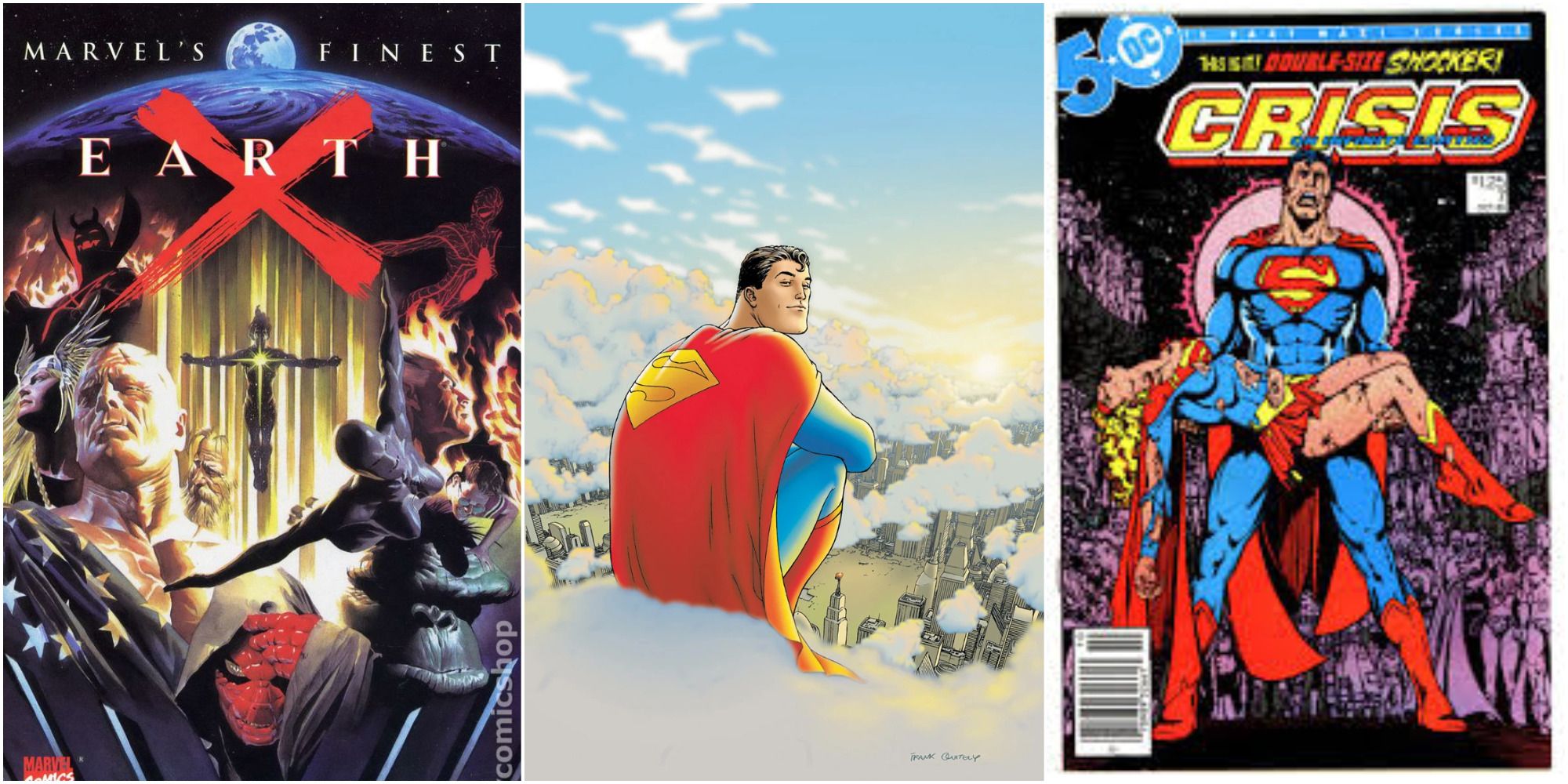 Earth X, All-Star Superman, Crisis On Infinite Earths