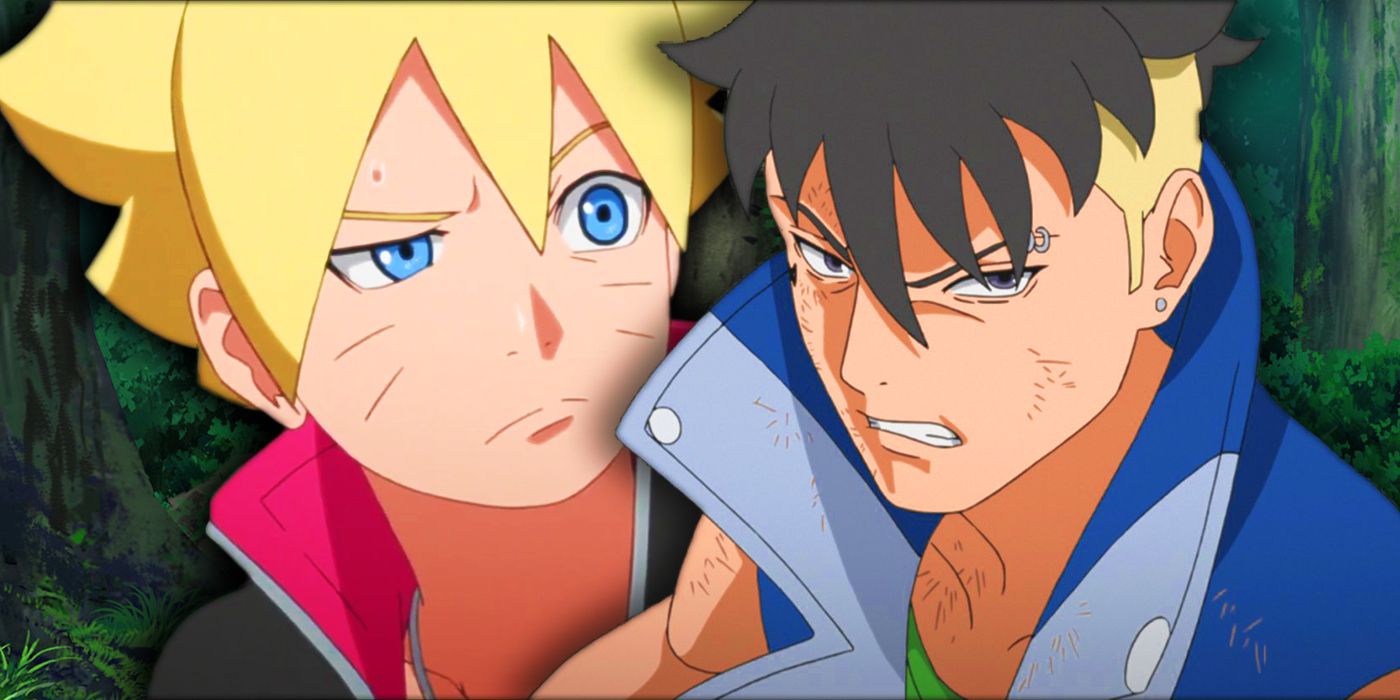 Naruto, Shikamaru, Kawaki VS Momoshiki Boruto and Code Full Fight