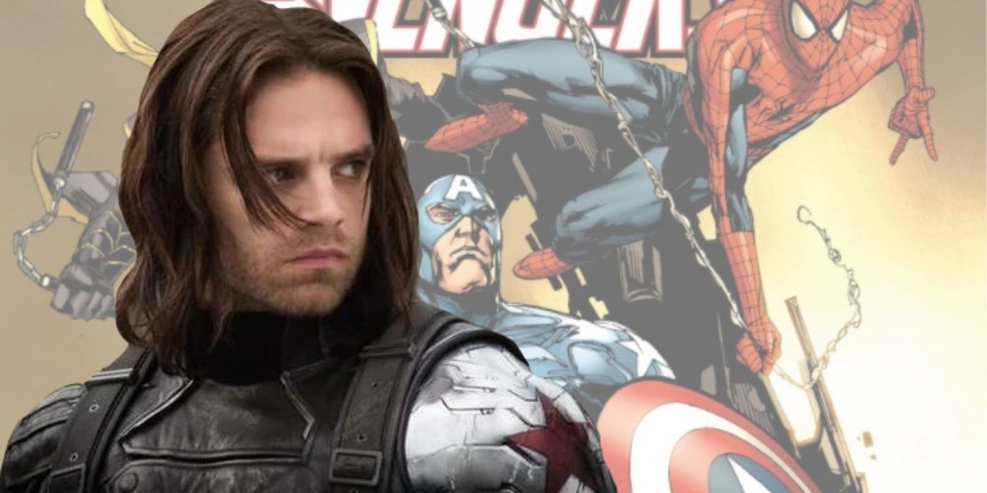 Bucky as Captain America in The New Avengers