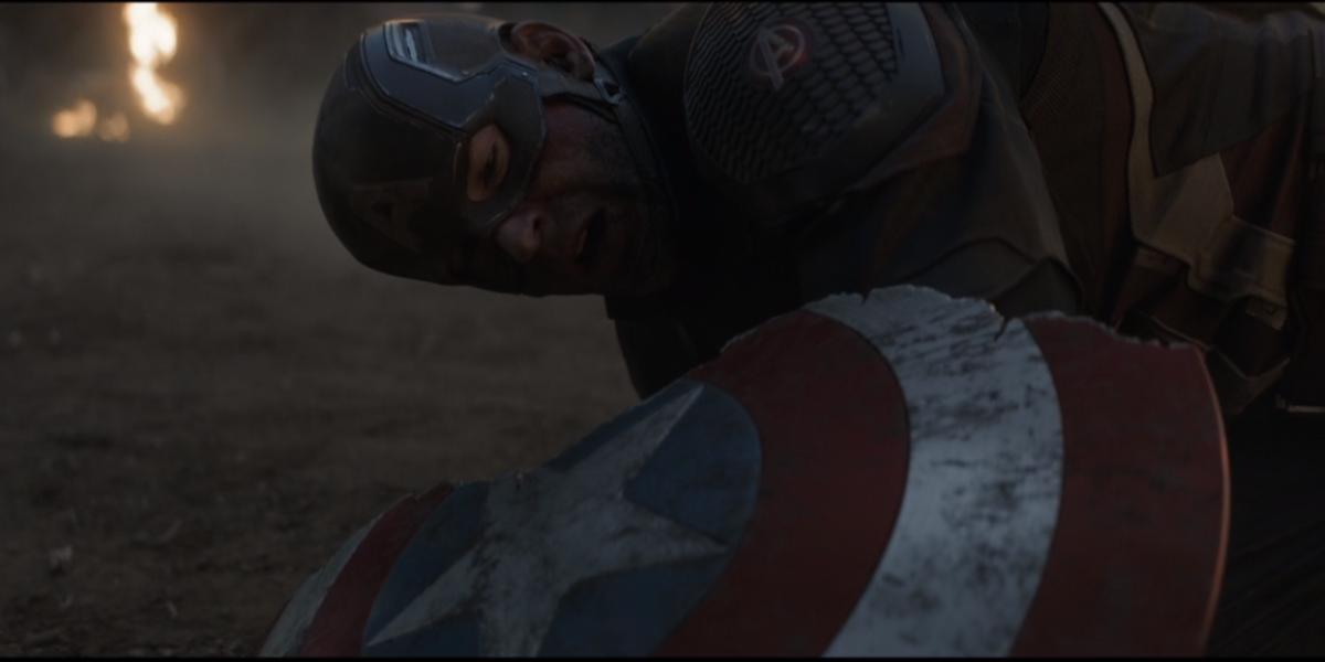 Captain America's broken shield