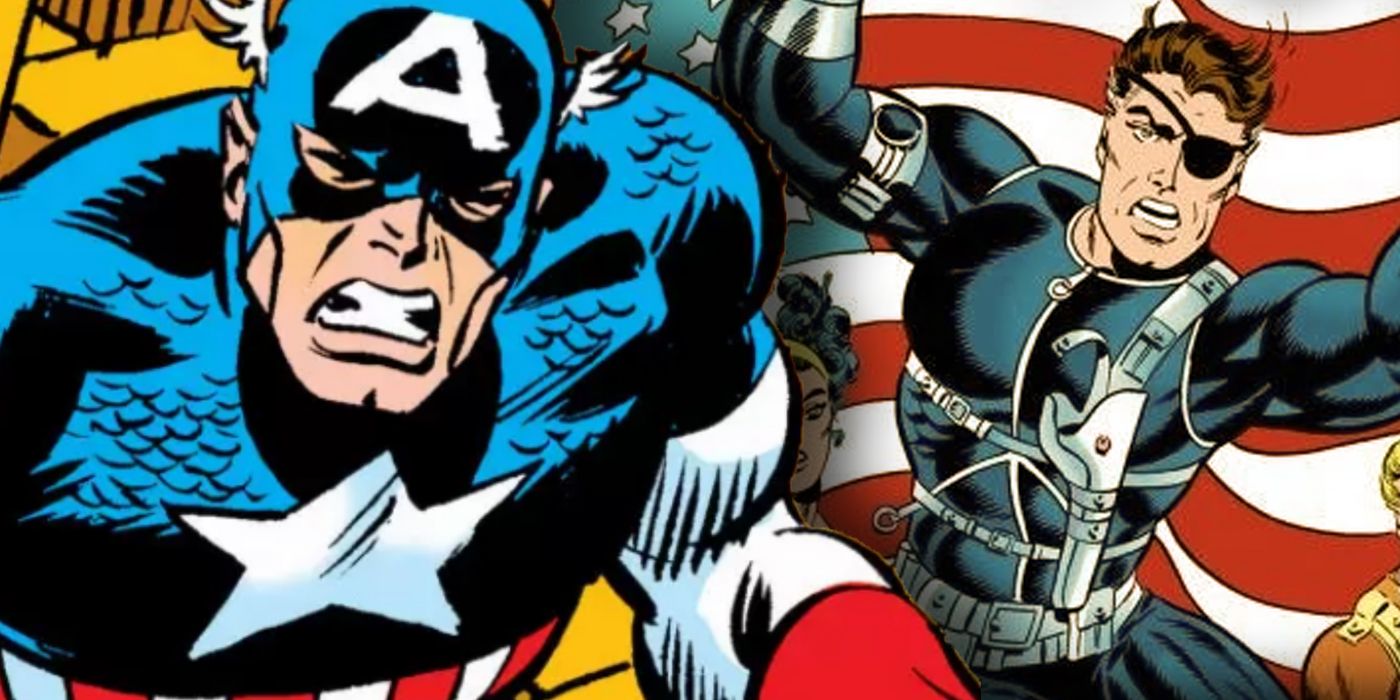 Captain America Nick Fury mad