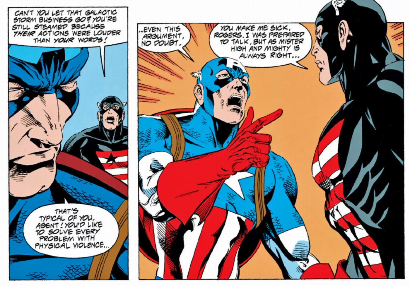 Captain America USAgent West Coast Avengers