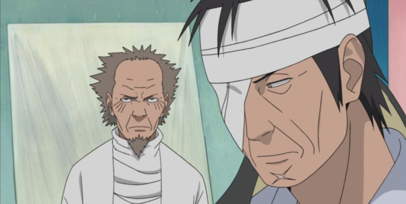 Hiruzen Sarutobi Plots With Danzo Shimura, Naruto Shippuden