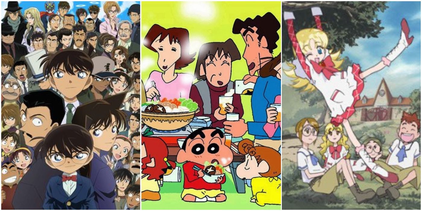 Detective Conan, Crayon Shin-Chan, Tomorrow's Nadja