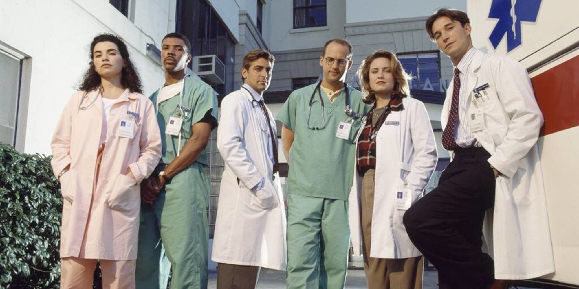 The resident doctor staff during the first season of NBC's ER