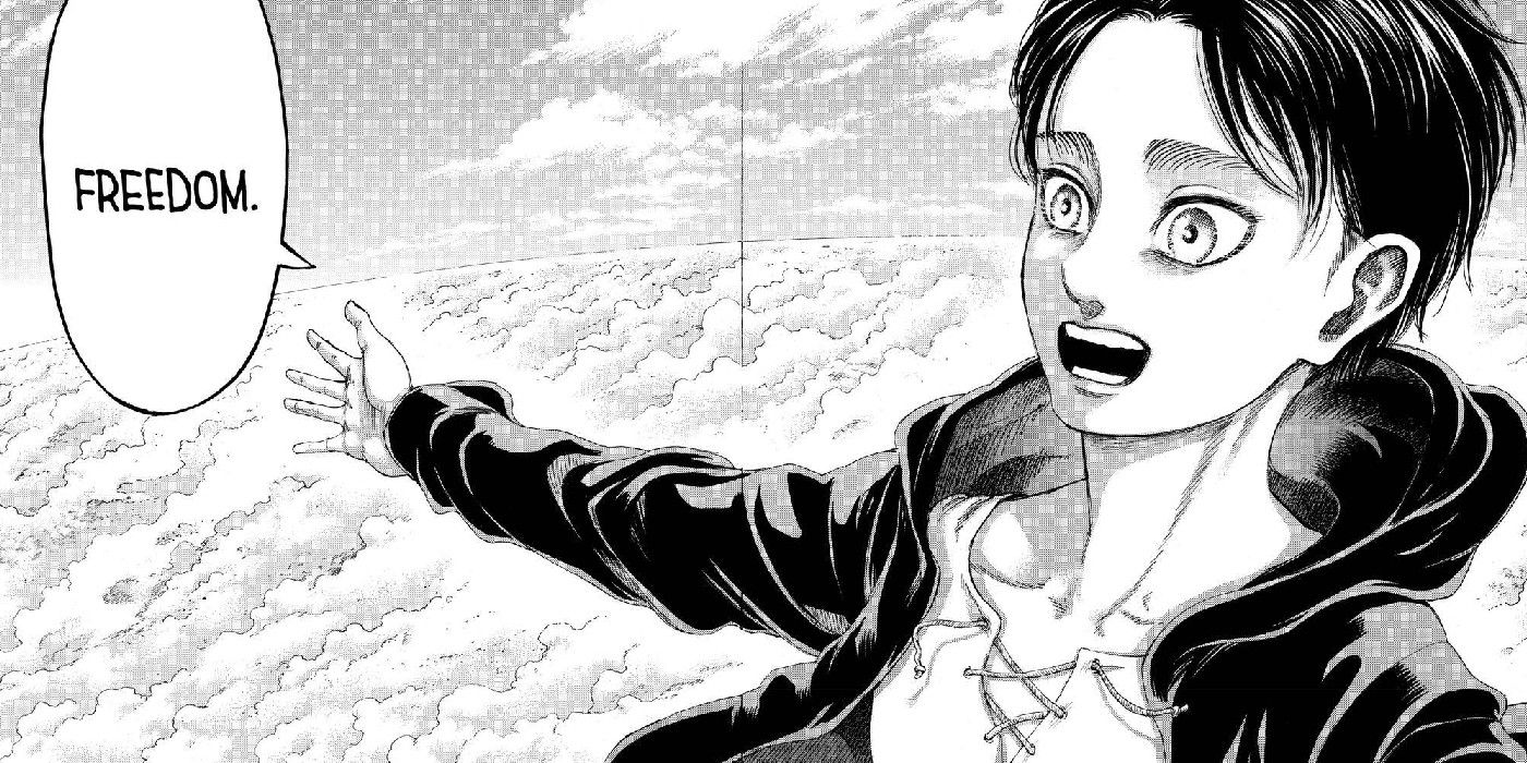 Eren has a vision of freedom in Attack on Titan