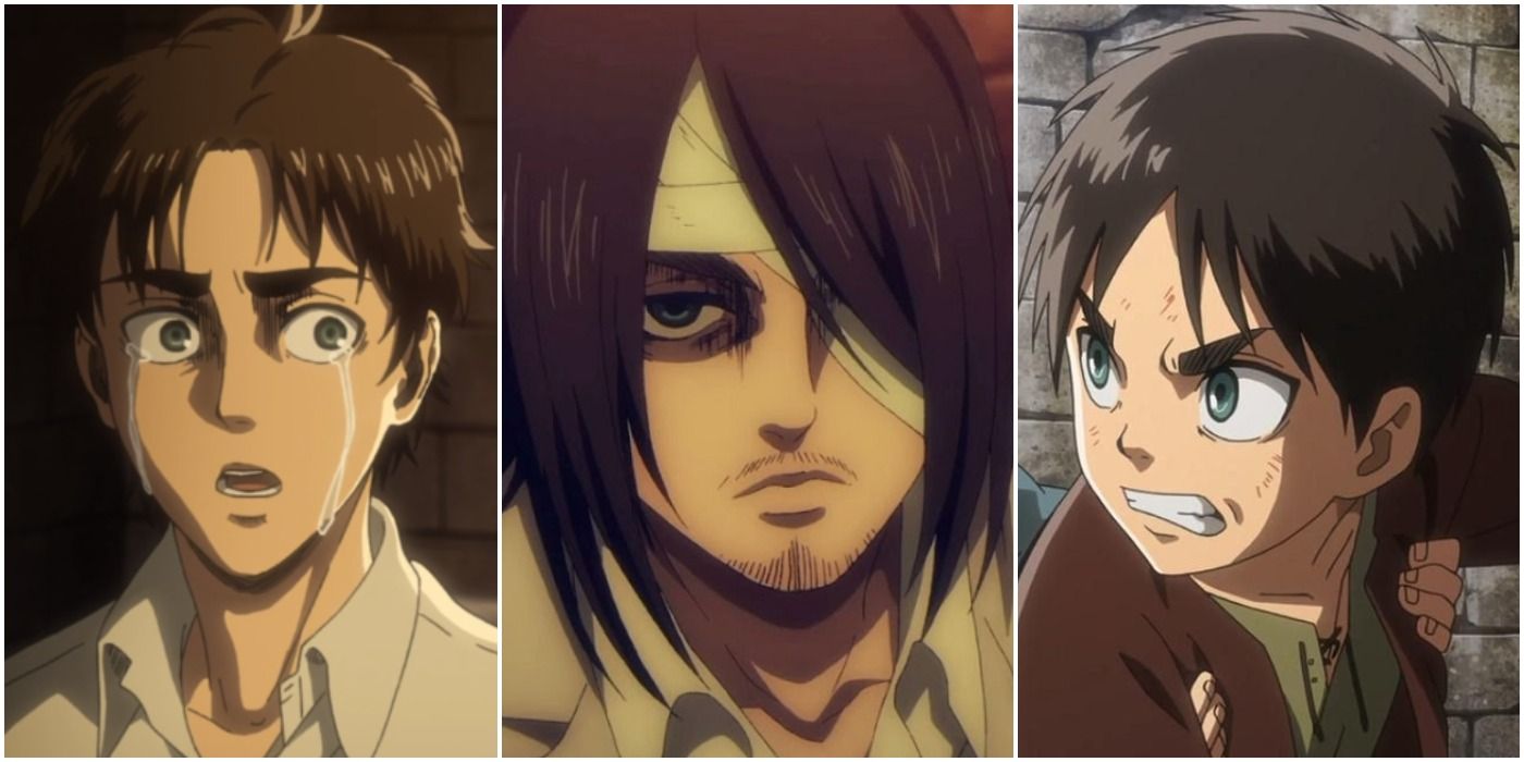 Eren Yeager at different stages of his life (Attack on Titan)