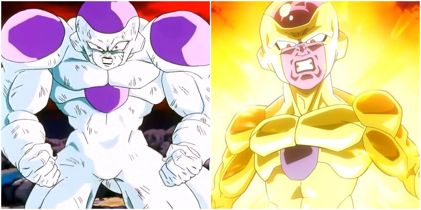Frieza's 100 percent full power and Golden Frieza forms