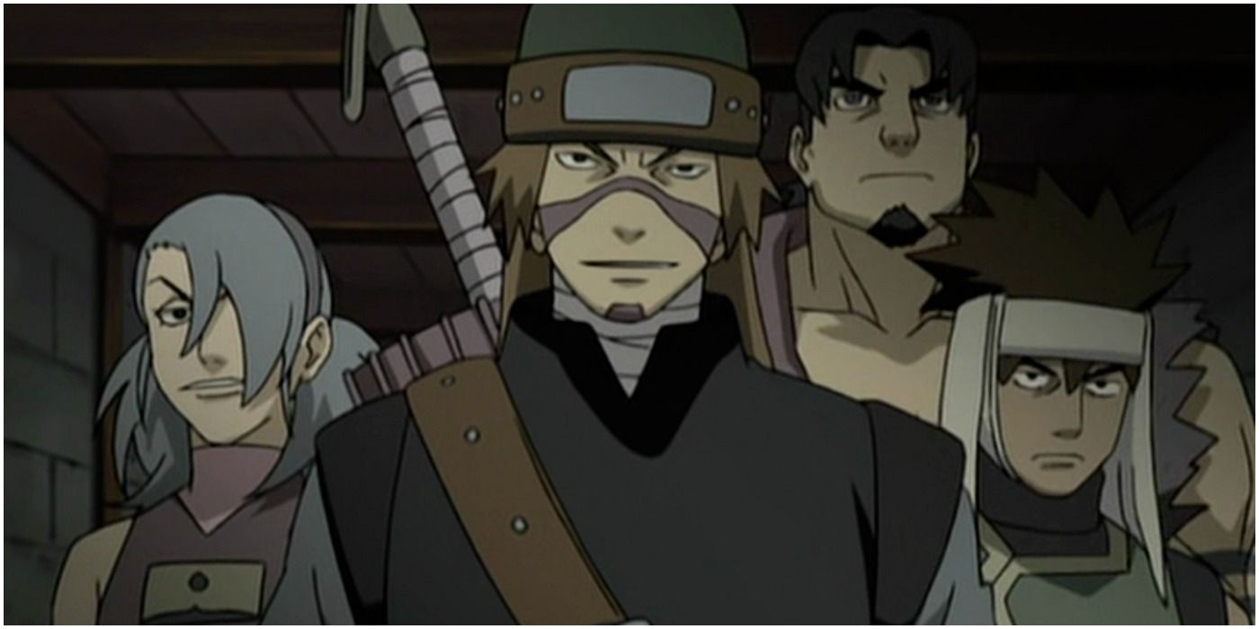 A gang of thugs in Naruto