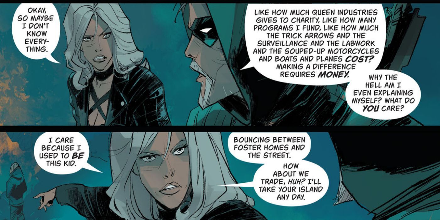 To some, Green Arrow is downright preachy
