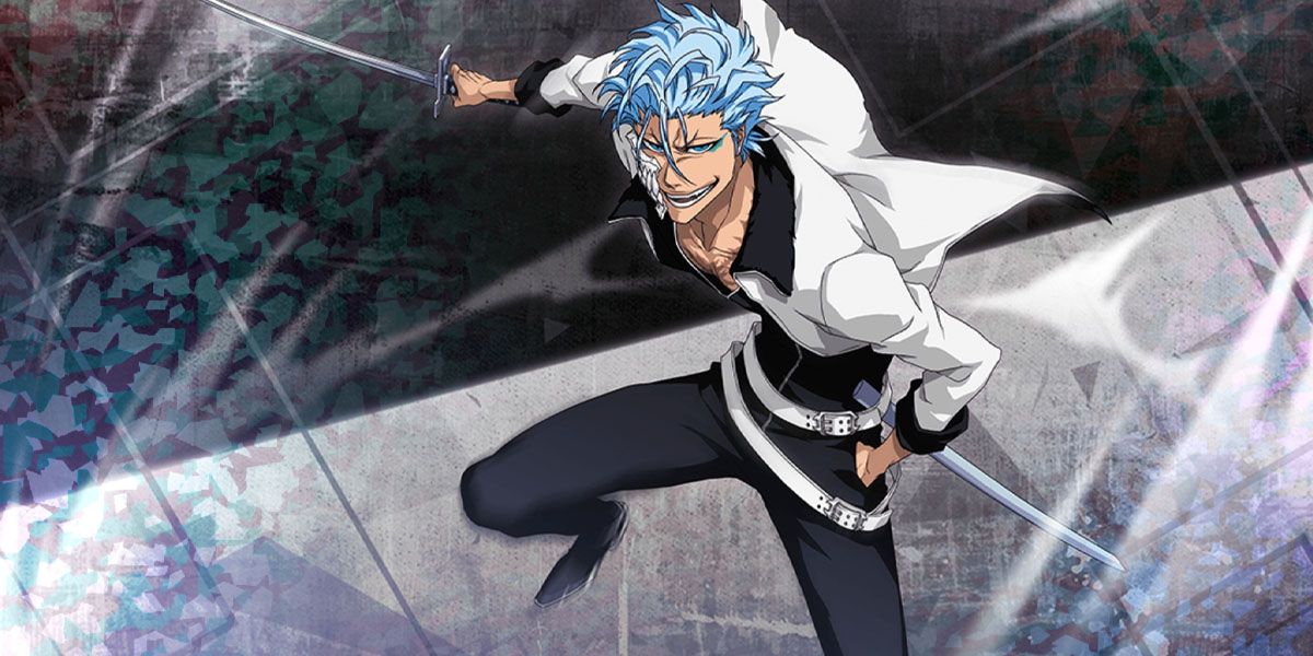 Grimmjow running with his sword