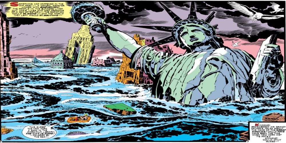 Kirby's landscapes, even devastated ones, were always majestic.