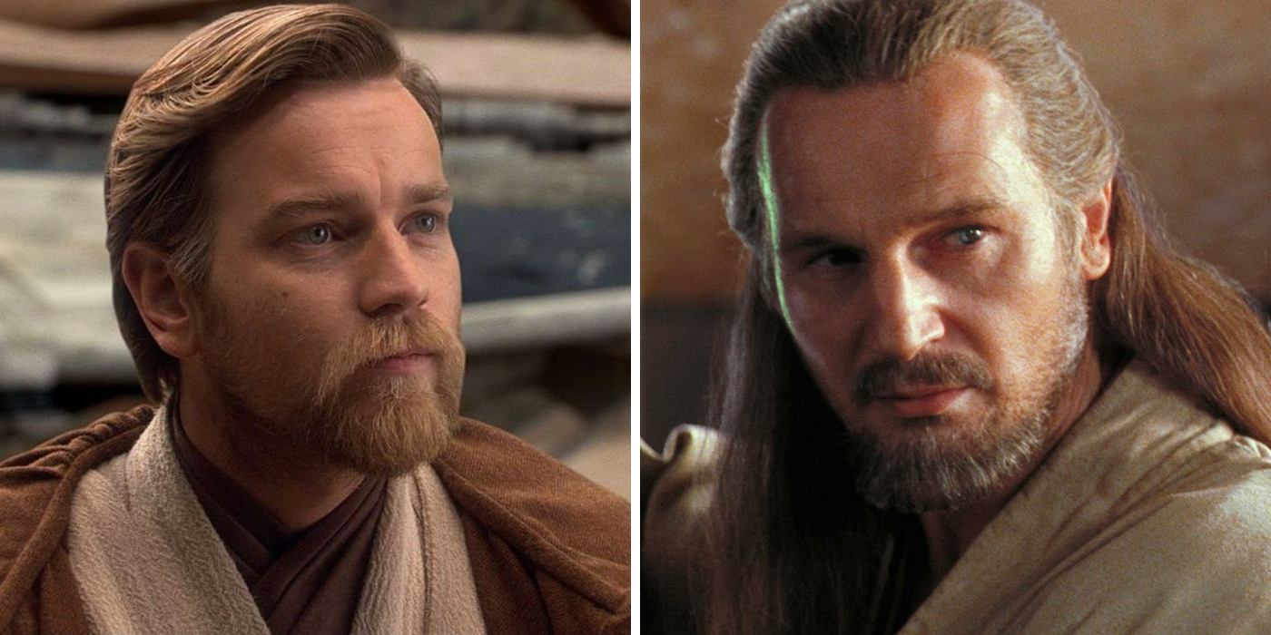 Obi-Wan Kenobi (Left) And Qui-Gon Jinn (Right)