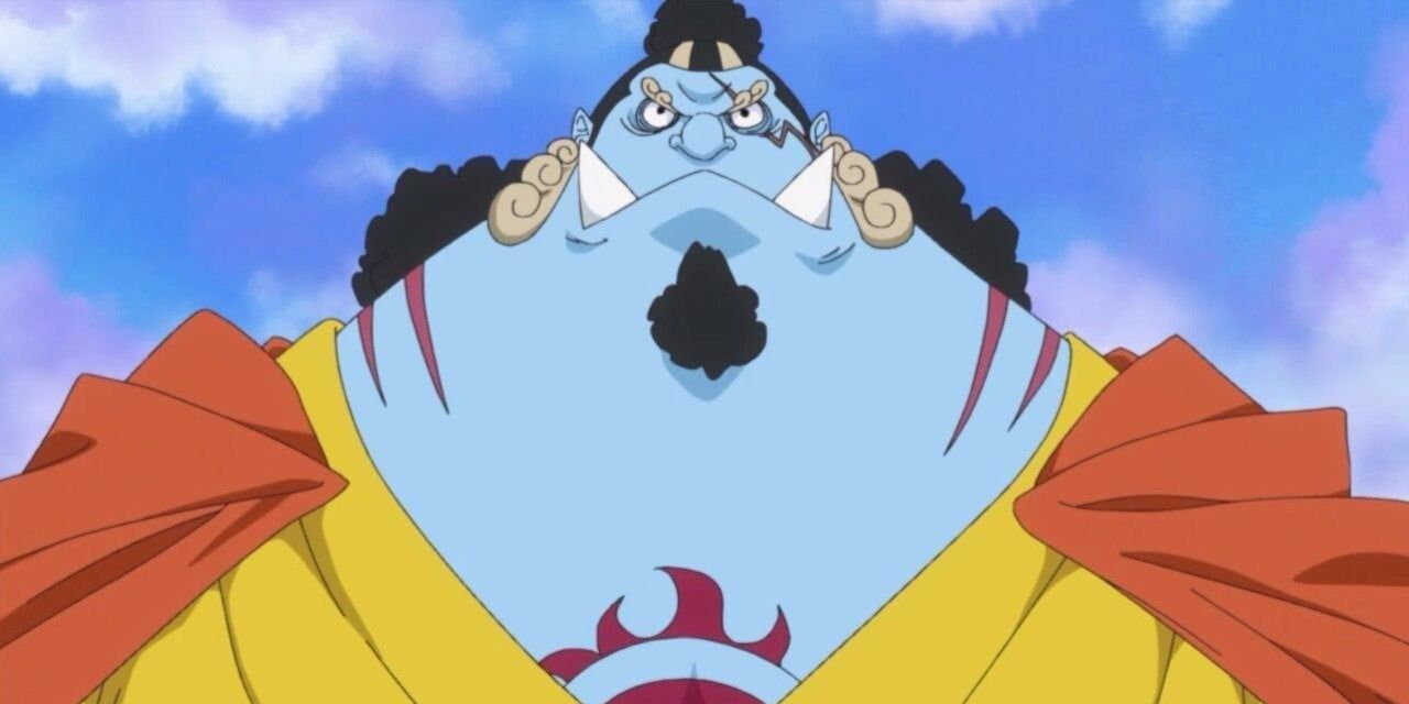 Jimbei the whale shark fishman and former sun pirate in One Piece.