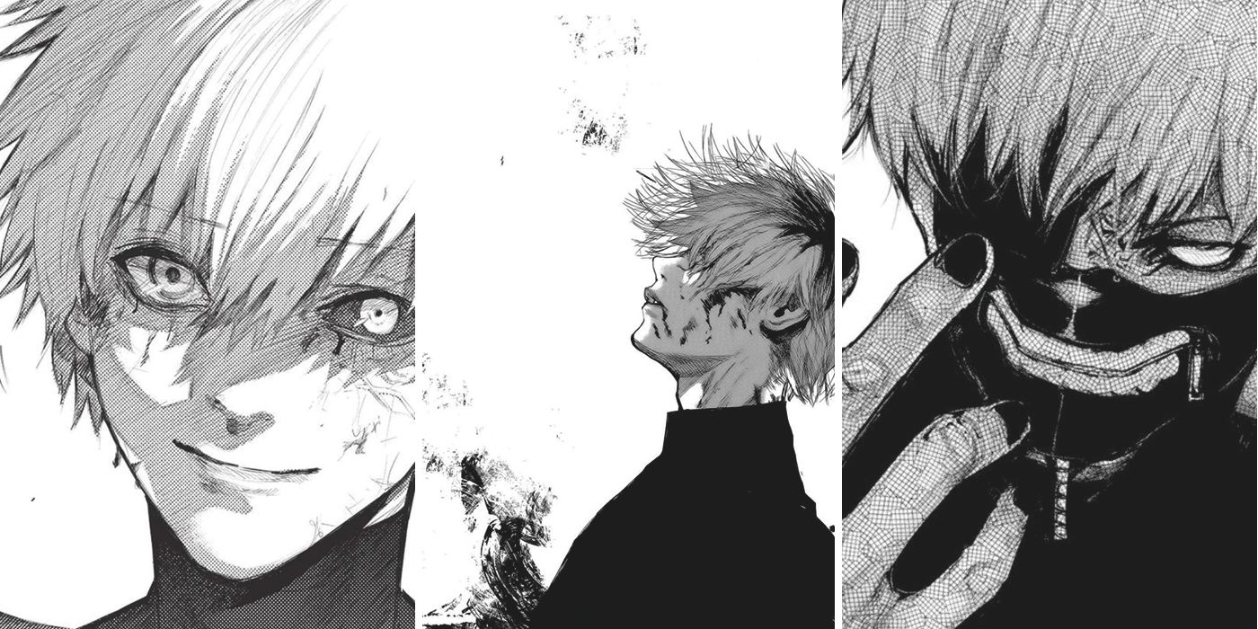 Kaneki Ken, Tokyo Ghoul, manga, white