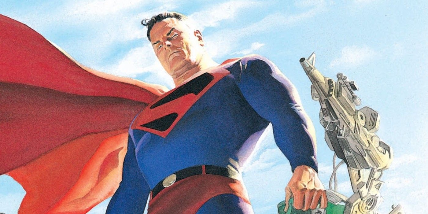 Superman flies in Kingdom Come