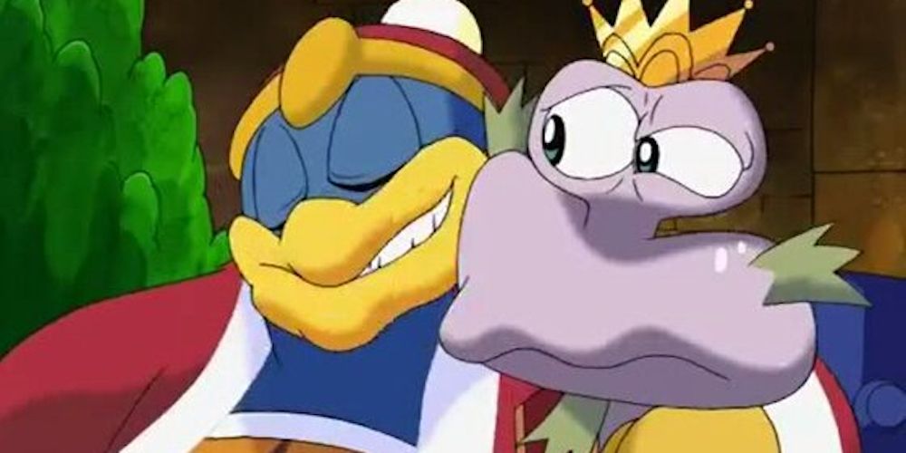 King DeDeDe with Escargoon in Kirby: Right Back at Ya! anime