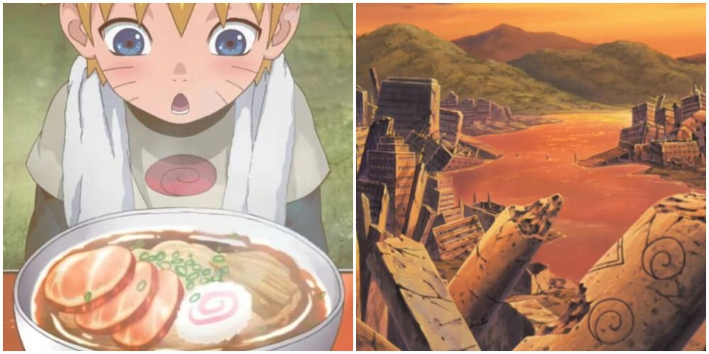 Little Naruto Eating Ramen And The Land Of Whirlpools In Naruto Shippuden Anime