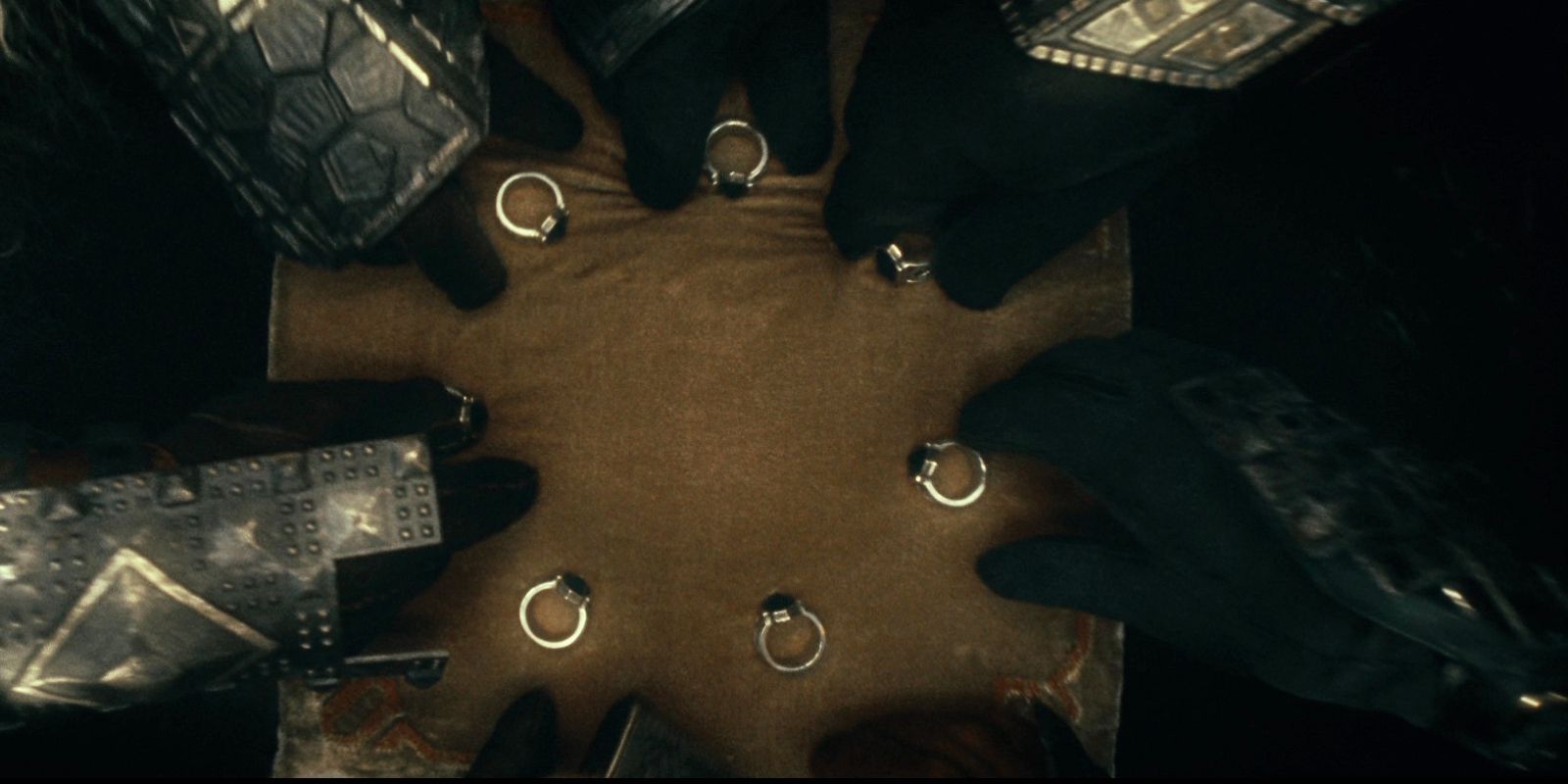 The Seven Rings for the Dwarf Lords in Lord of the Rings.