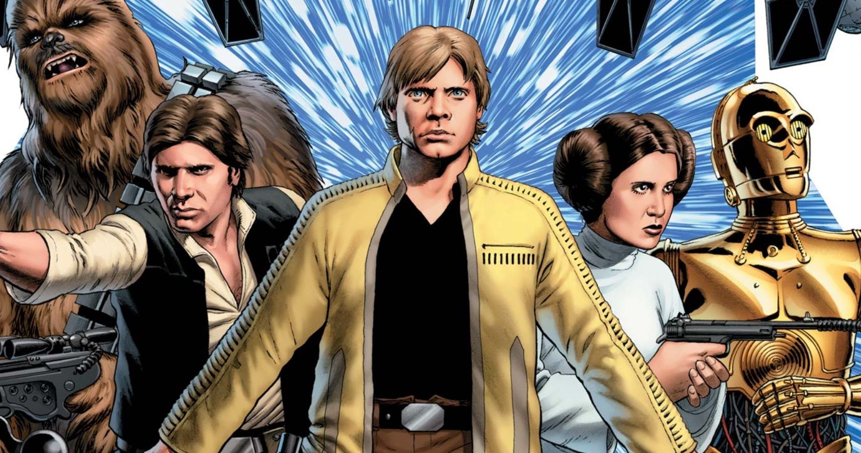 Luke Skywalker fights in Star Wars Marvel comics