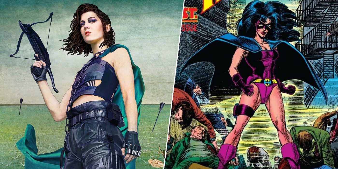 Mary Elizabeth Winstead as Huntress and the character's first comic appearance