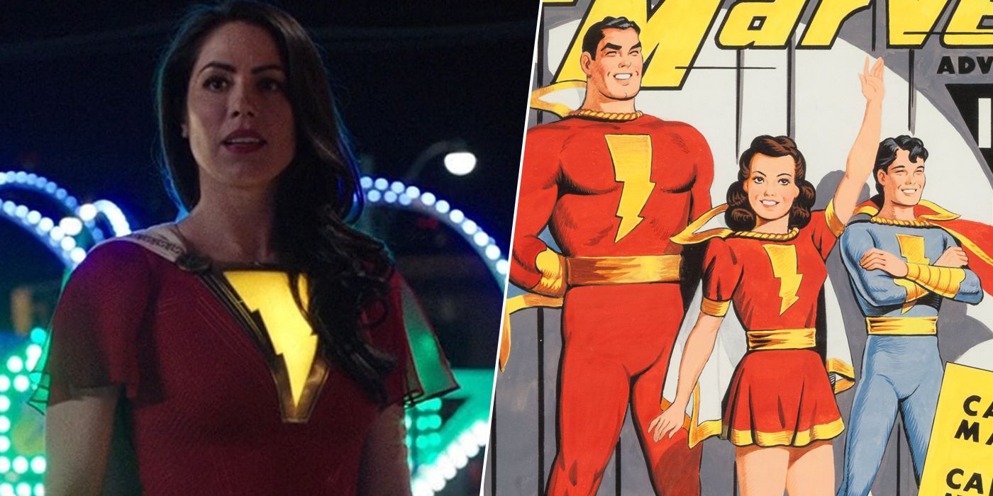 Michelle Borth as Lady Shazam and the character's first comic appearance