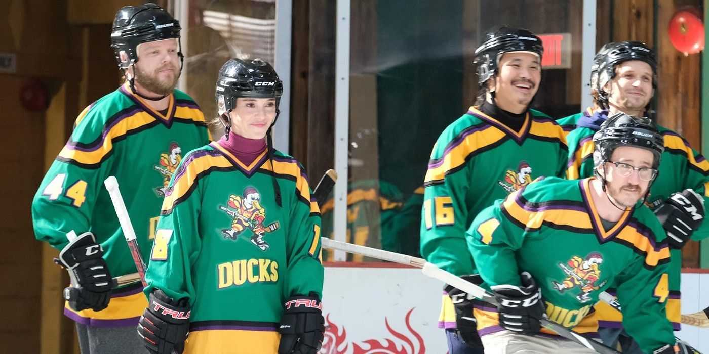 Mighty Ducks Game Changers Disney Plus TV Show Movie Prop Hockey Jersey  Purple