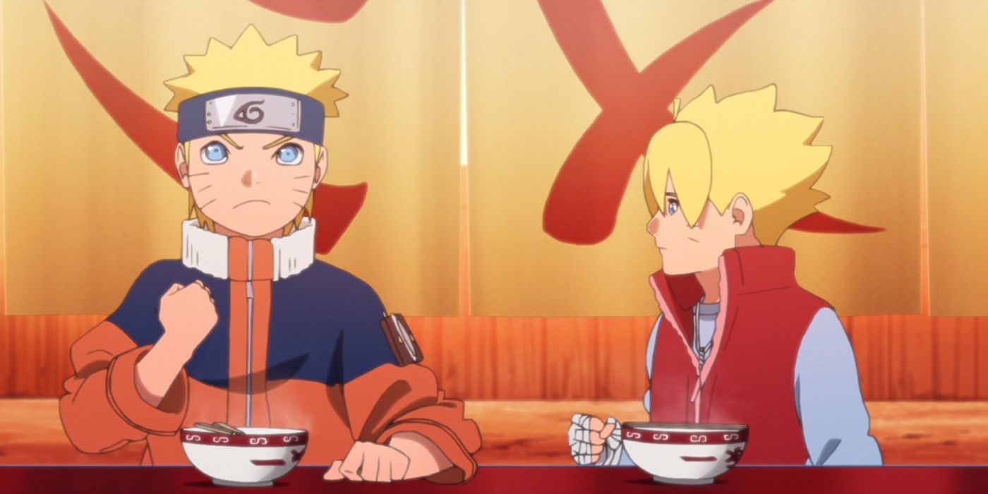 Naruto and Boruto Hanging Out