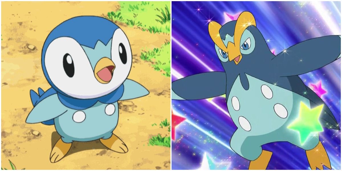 Piplup and Prinplup from Pokémon