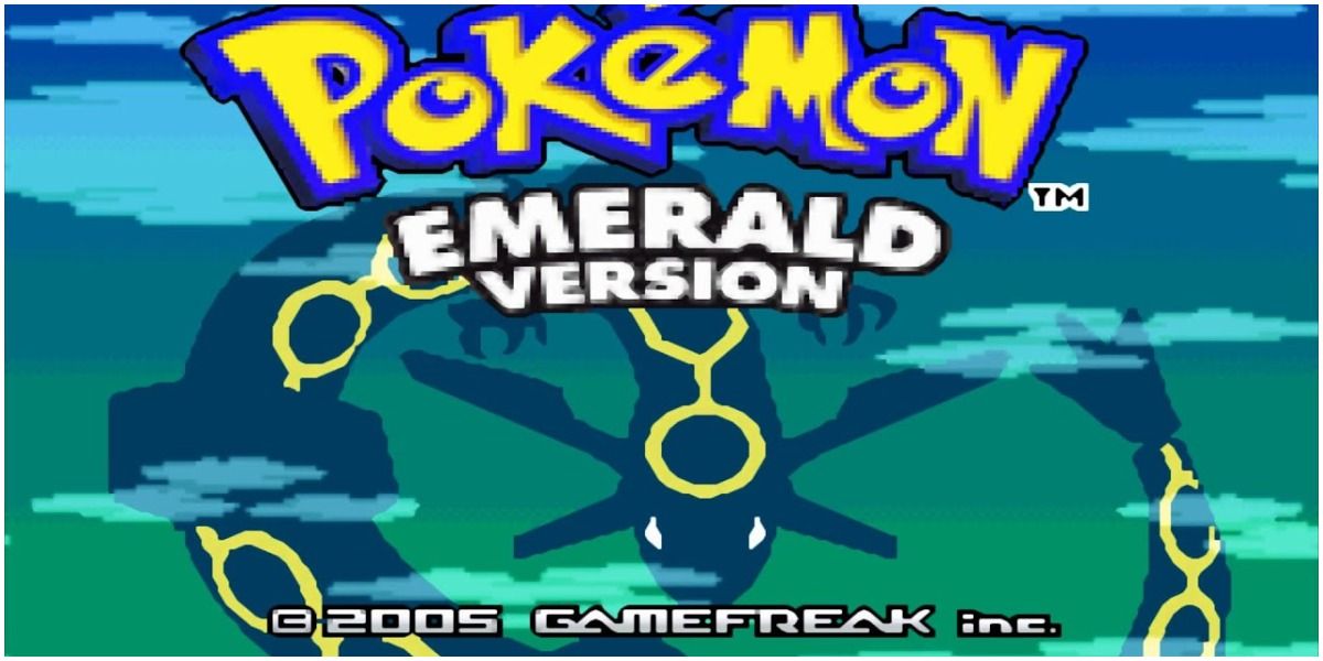 Pokémon Emerald Starting Screen_No Difficulty Setting Pokemon
