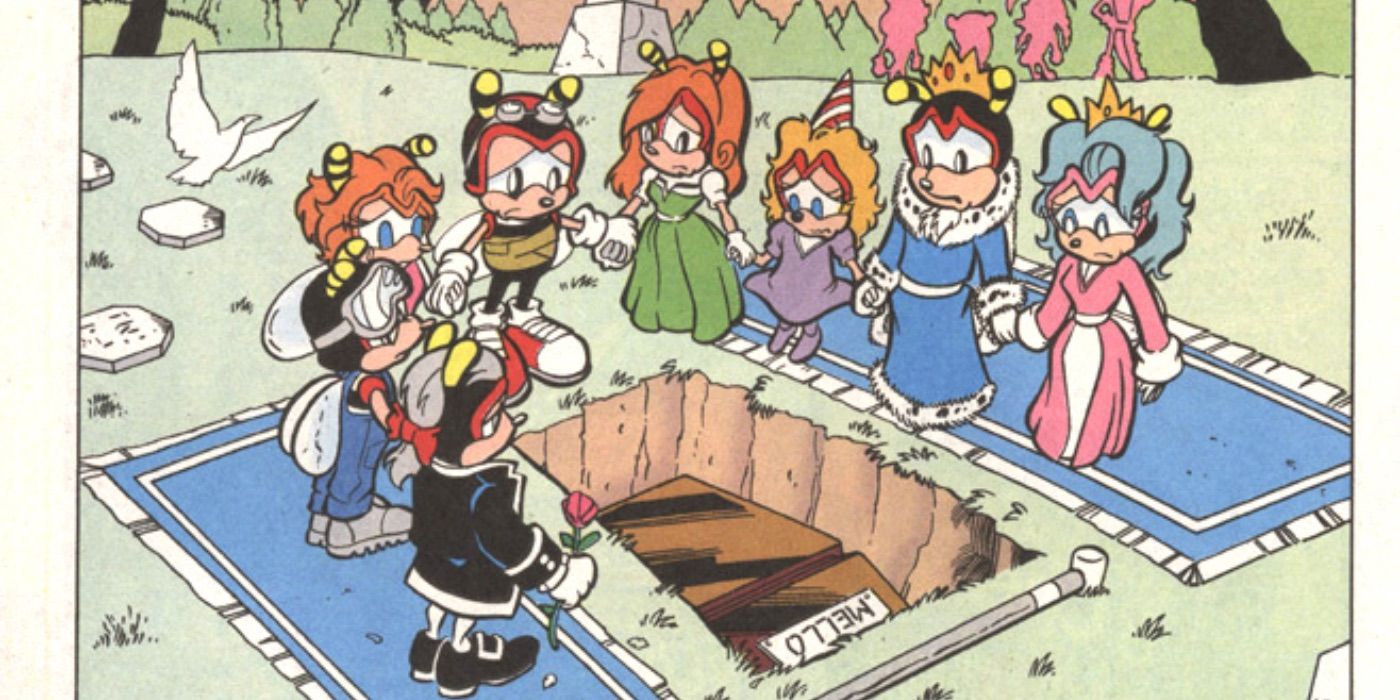 Mello Bee's Funeral From Sonic The Hedgehog Archie Comic