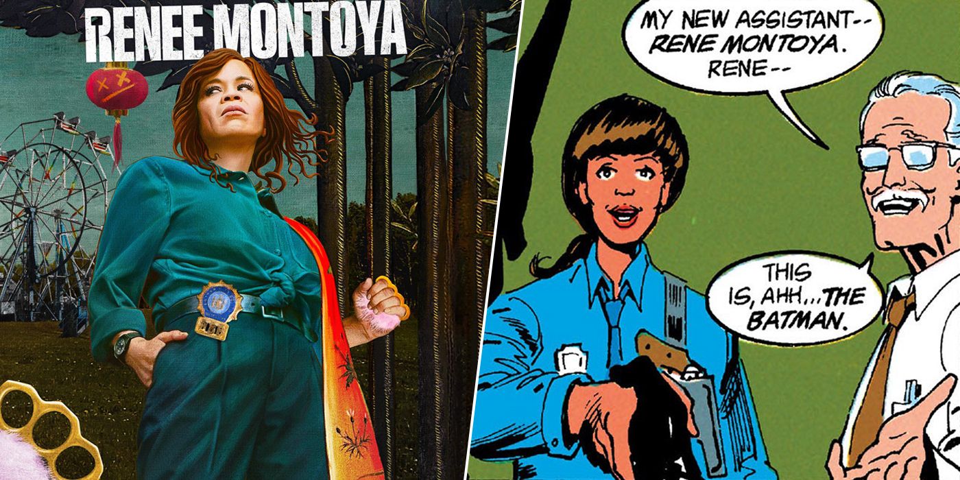 Rosie Perez as Renee Montoya and the character's first comic appearance