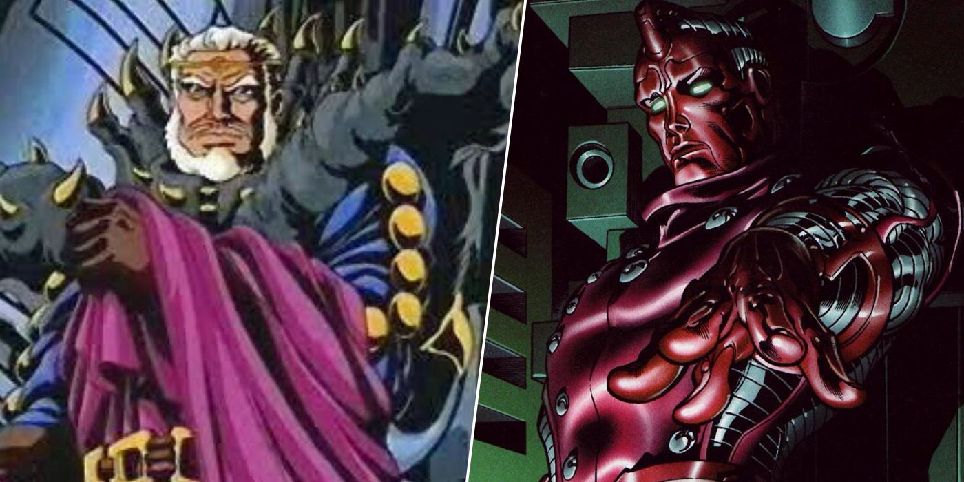 High Evolutionary on Spider-Man Unlimited and his comic counterpart