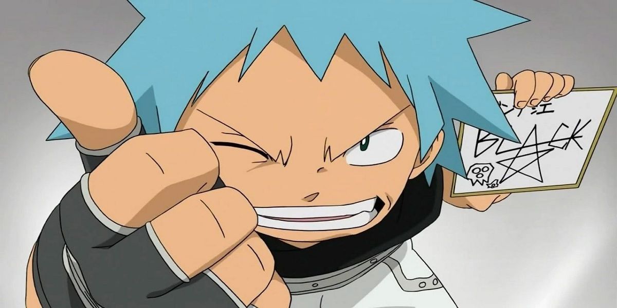 Black Star with an autograph in Soul Eater.