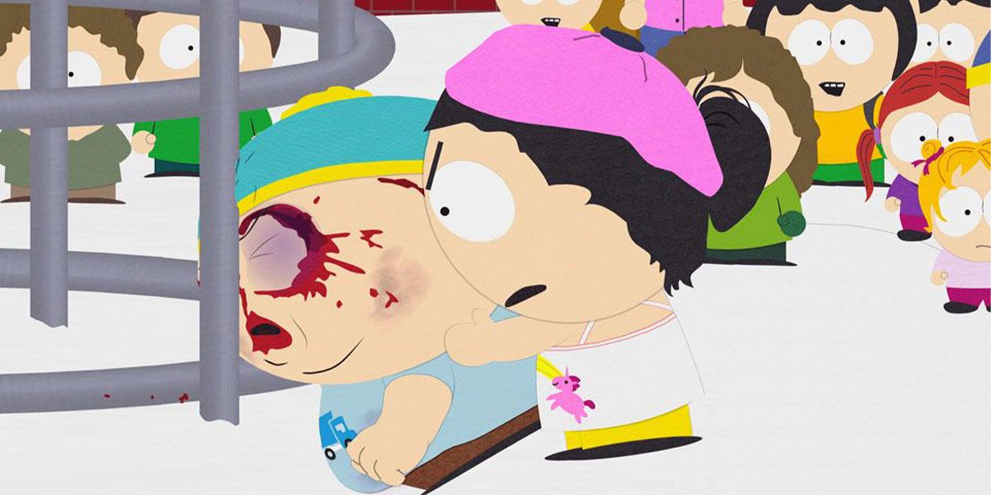 Wendy delivers a beating to Cartman