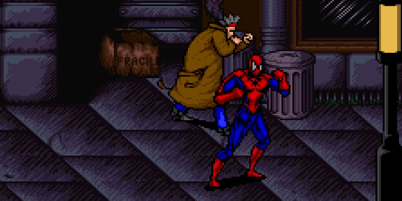 Spider-Man takes on street thugs in Maximum Carnage