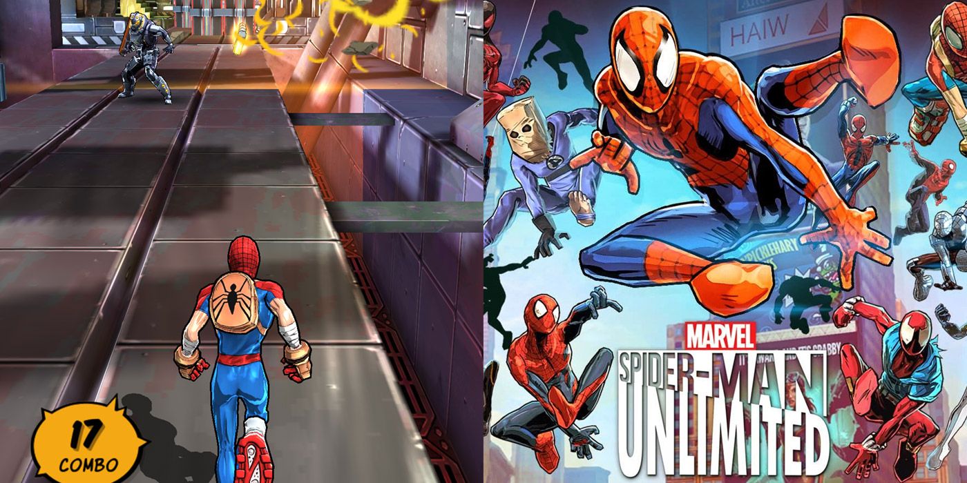 Spider-Man Unlimited, a mobile endless run game