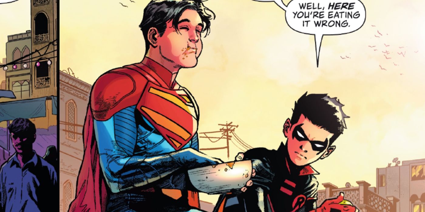 Super Sons hanging out