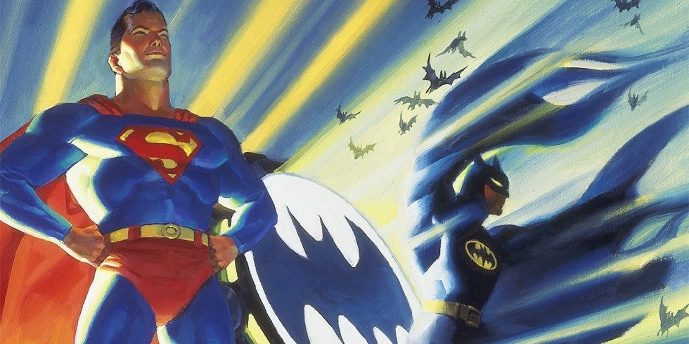 Superman And Batman On The Cover Of World’s Finest By Dave Gibbons