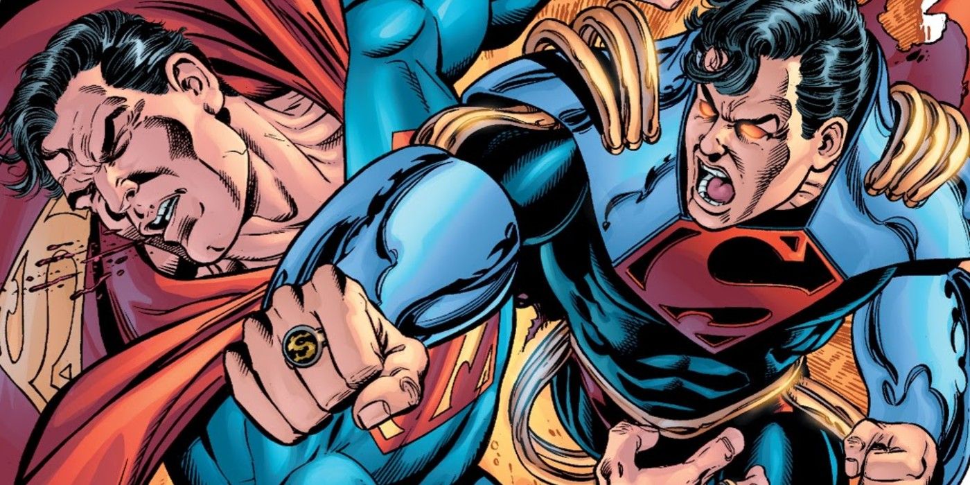 Superman Fights Superboy Prime