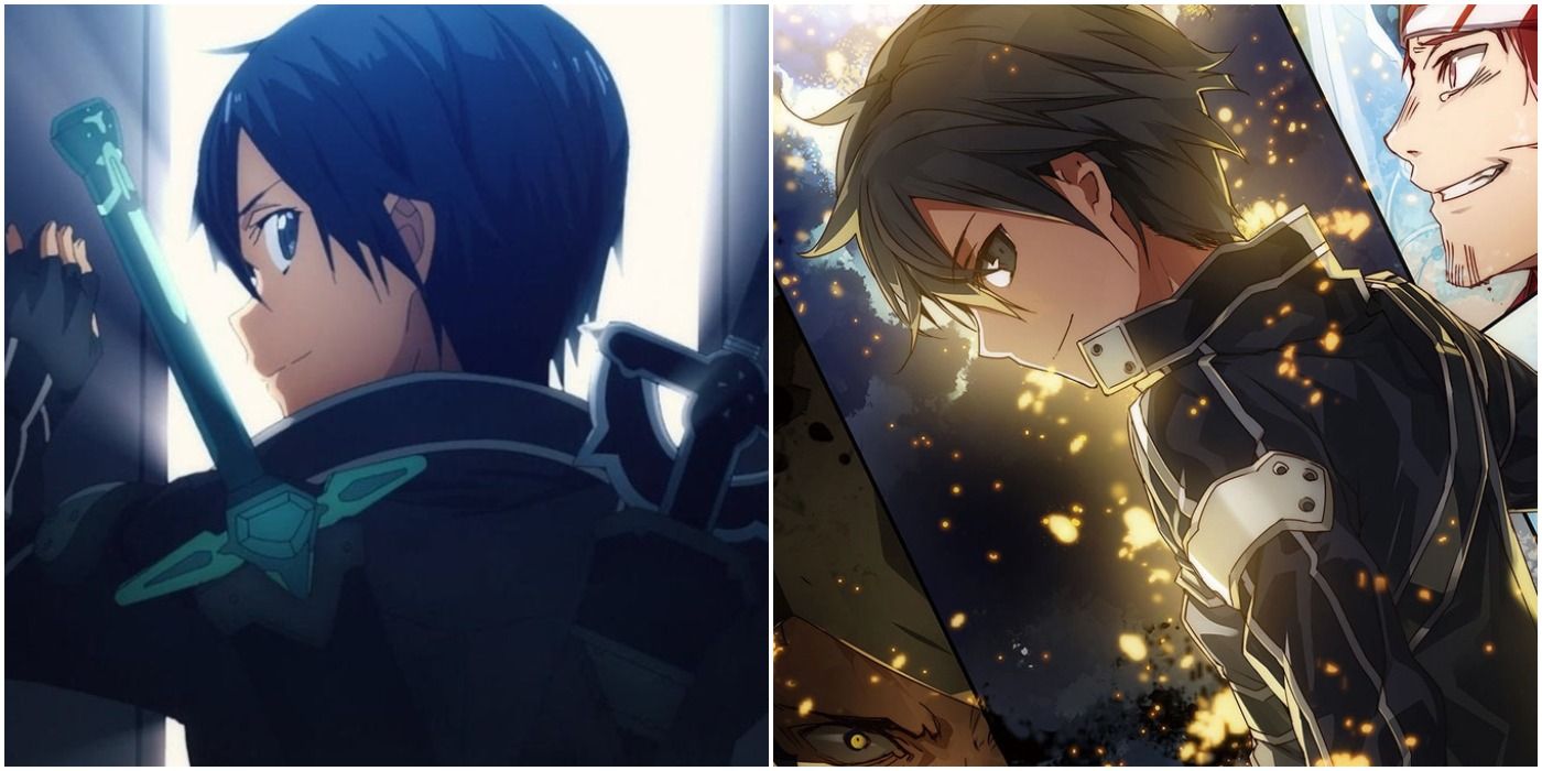 Sword Art Online: 10 Ways Kirito Is Different In The Light Novel