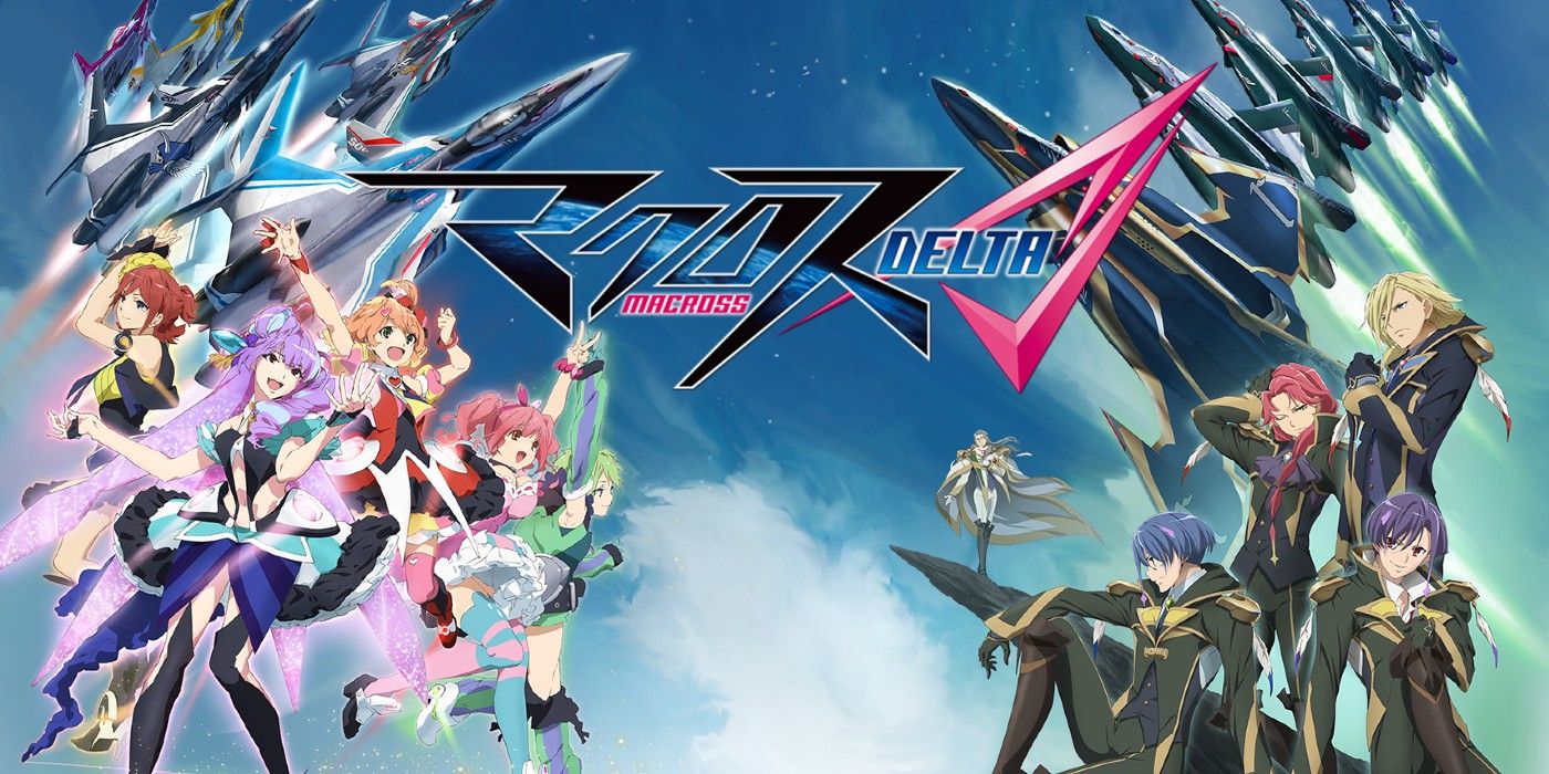 Key visual of the Macross Delta Cast