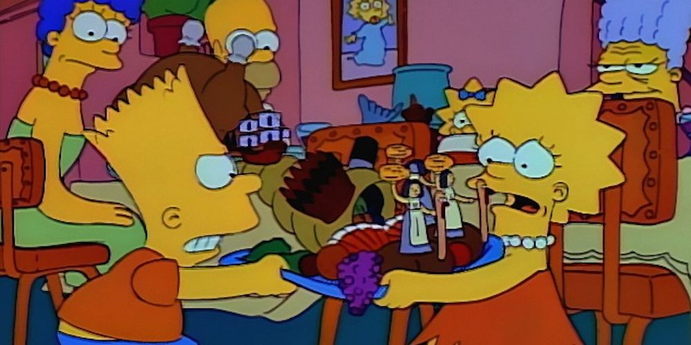 Animation The Simpsons Bart Vs Thanksgiving Lisa Fight