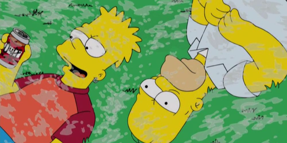 Animation The Simpsons Barthood Old Bart Homer Beet