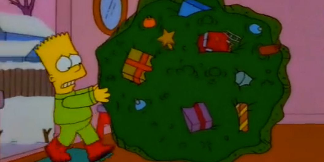 Animation The Simpsons Miracle On Evergreen Terrace Melted Tree Presents