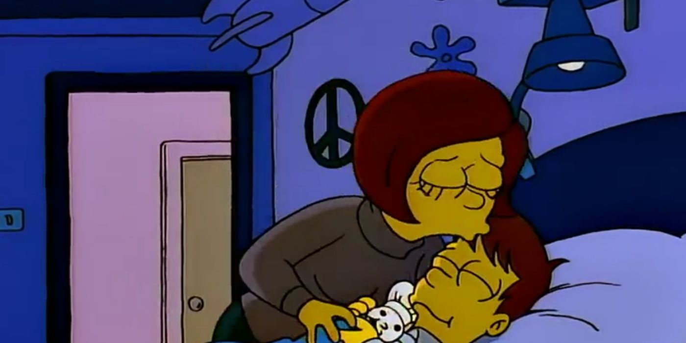 Mona Simpson says goodbye to Homer