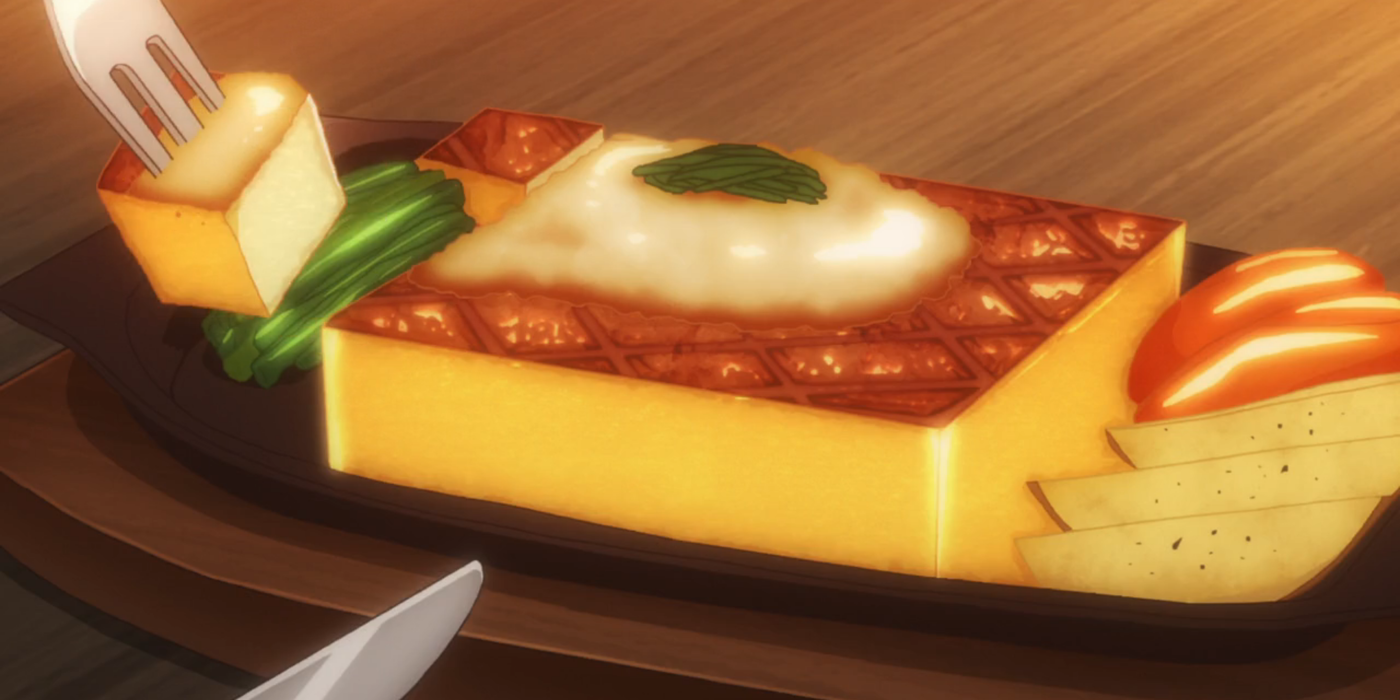 ASMR] Tofu Steak from Isekai Shokudou (Restaurant To Another World) | Vegan  anime food in real life - YouTube