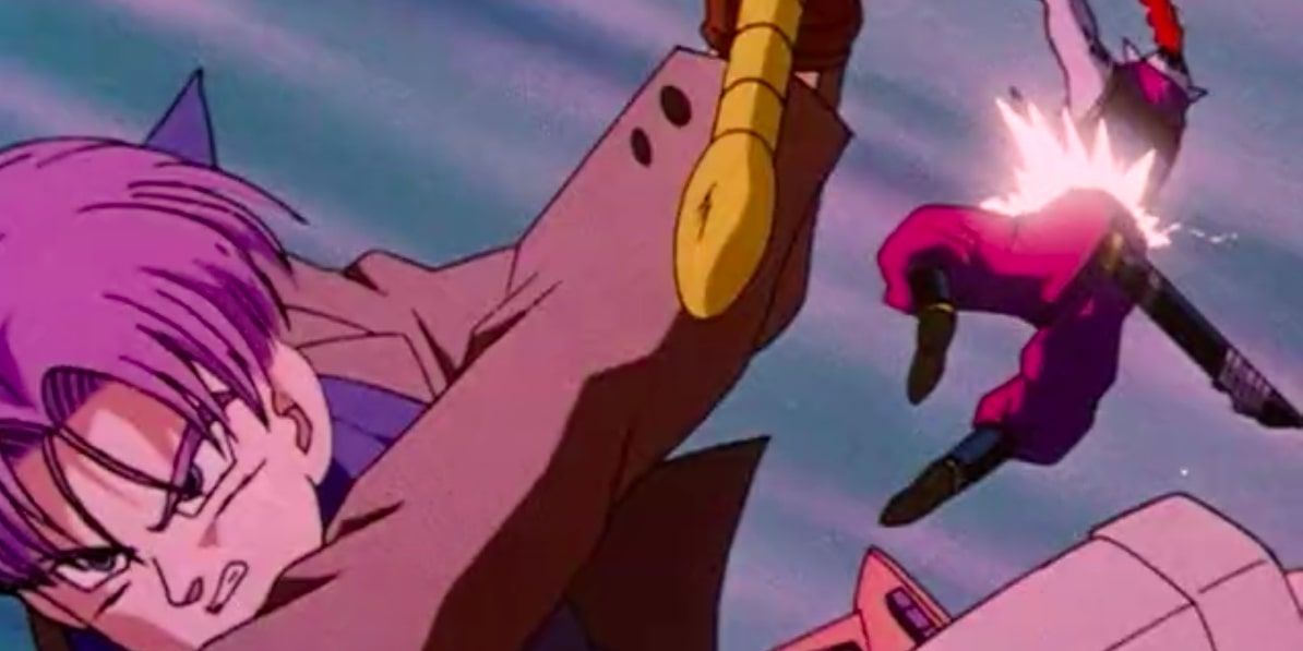 Trunks and his sword in Dragon Ball GT